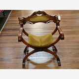 Savonarola Chair | Period: C1900 | Material: Walnut