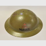 Warden Helmet | Period: WW2 | Make: Department of the Army | Material: Steel with fabric liner