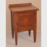Silky Oak Bedside Cabinet | Period: c1930 | Material: Silky Oak
