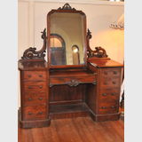 Pedestal Dressing Table | Period: Victorian c1880 | Material: Mahogany