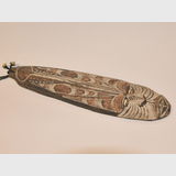 Bull Roarer - Spirit Board | Period: Pre WW2 | Material: Wood and shell