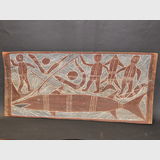 Bark Painting | Period: 1920s | Material: Bark