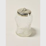 Silver Top Honey Jar | Period: 1904 | Material: Sterling Silver and glass