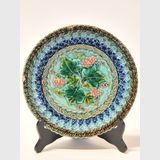 Majolica Plate | Period: c1850 | Make: Utz Schneider & Co. | Material: Pottery