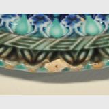 Majolica Plate | Period: c1850 | Make: Utz Schneider & Co. | Material: Pottery