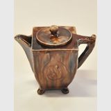 Harvey School Teapot | Period: 1925 | Make: A Leahy | Material: Glazed Pottery