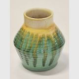 Remued Vase | Period: 1934-42 | Make: Premier Potteries | Material: Pottery
