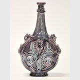 Harvey School Pilgrim Flask | Period: c1920's | Make: Harvey School | Material: Pottery