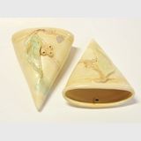Pair Remued Wall Pockets | Period: c1940s | Make: Remued (Preston Premier Pottery) | Material: Pottery
