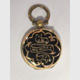 Mourning Locket | Period: Victorian c1880 | Material: Pinchbeck