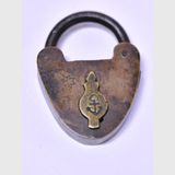 Brass Padlock | Period: Victorian c1900 | Material: Brass