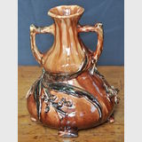 Harvey School Double Handled Vase | Period: 1925 | Make: Erica Lahey, Harvey School | Material: Pottery | Harvey School Pottery Jug - signed &#0034;Erica Lahey 1925&#0034; on the base.