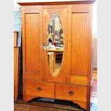 Maple Double Wardrobe | Period: Art Deco c1920s | Make: F. Tritton | Material: Maple