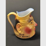 O.V.H. Scotch Whisky Jug | Period: c1930s | Make: Associated Potteries | Material: Porcelain