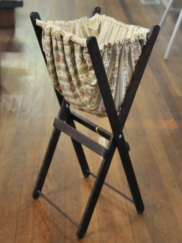 Sewing Bag- Table | Period: c1960s | Material: Timber and material