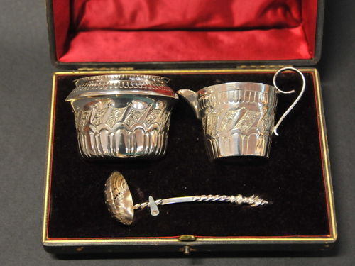 Strawberry Set | Period: c1930s | Make: British Electro Plate Company | Material: EPNS
