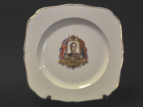 Commemorative Plate | Period: 1937 | Make: H & K Tunstall | Material: Porcelain