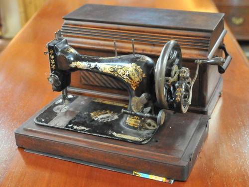 Hand Sewing Machine | Period: 1896 | Make: Singer | Material: Walnut Case