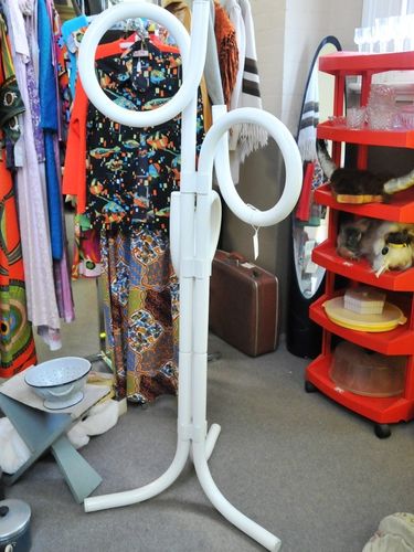 Towel Rail- Coat Rack | Period: Retro c1980s | Material: Plastic