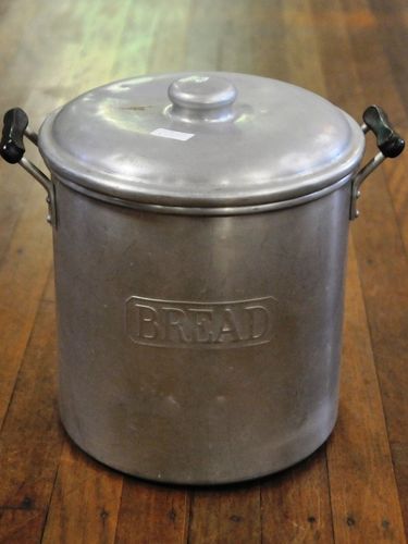 Bread Bin | Period: c1950s | Material: Aluminium