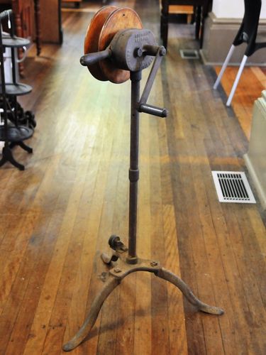 Geared Drive on Stand | Period: c1920s | Make: Stewart Clipper, Chicago | Material: Steel and cast iron.