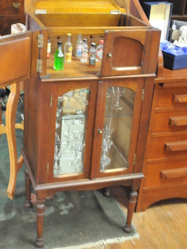 Cocktail Cabinet | Period: c1920s | Material: American oak