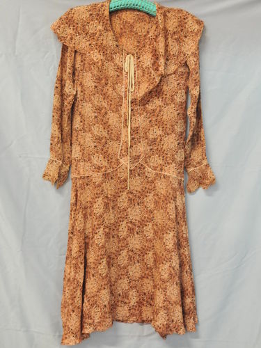 Vintage Flapper Summer Dress | Period: c1920s | Make: Handmade | Material: Silk