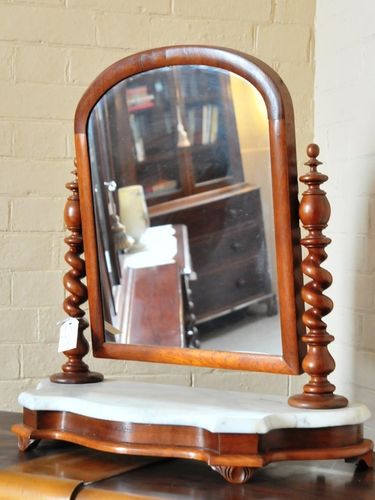Cedar Toilet Mirror | Period: Victorian c1880 | Material: Cedar