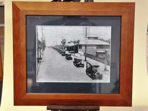 Framed Motorcade Photograph | Period: c1929 | Material: Paper
