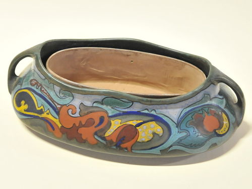 Gouda Trough | Period: c1915 | Make: Gouda | Material: Pottery