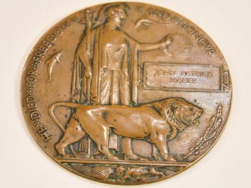 Gallipoli Death Plaque | Period: WW1 1914-18 | Material: Bronze