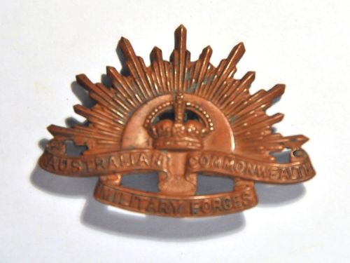 Australian Cap Badge | Make: Australian Military Forces | Material: Copper