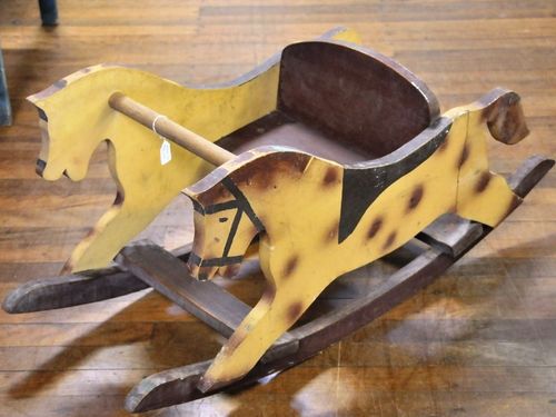 Rocking Horse | Period: c1950s | Material: Timber