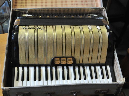 Piano Accordian | Period: c1950s | Make: Hohner Marchesa