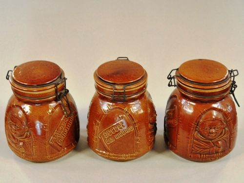 Set 3 Storage Jars | Period: c1970s | Material: Pottery