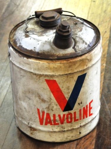 Valvoline Fuel Drum | Period: c1950s | Make: Valvoline | Material: Metal