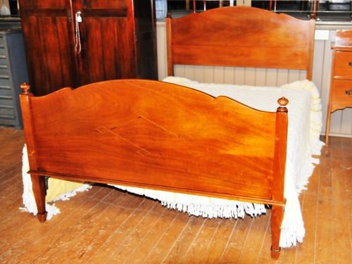 Deco Double Bed | Period: c1930 | Material: Silky Oak