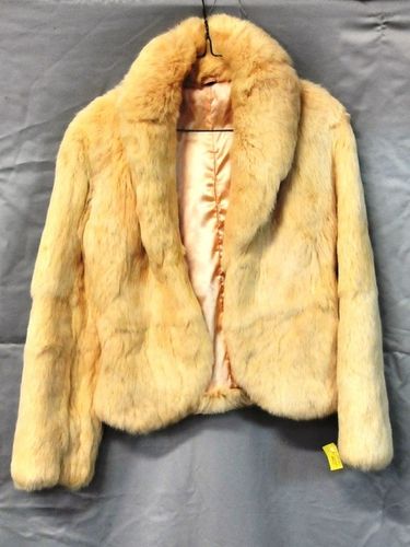 Fur Jacket | Period: 1970s | Material: Cream Rabbit Fur