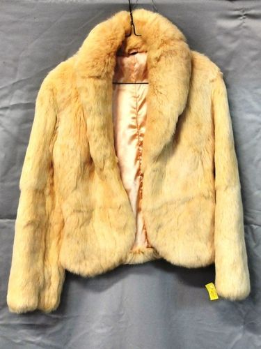 Fur Jacket | Period: 1970s | Material: Cream Rabbit Fur