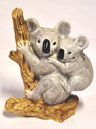 Koalas Figure | Period: c1950s | Make: Unmarked | Material: Pottery