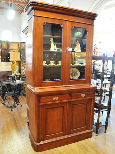 Cedar Bookcase | Period: Victorian c1880 | Material: Cedar