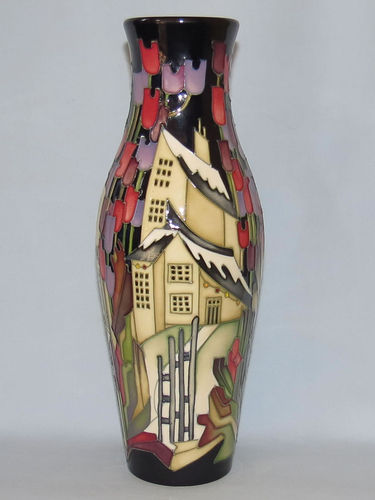 Moorcroft Town of Flowers vase | Period: Contemporary | Make: Moorcroft | Material: Pottery | Moorcroft Town of Flowers vase 120/9