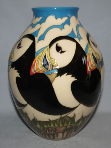 Moorcroft Lindisfarne vase | Period: Contemporary | Make: Moorcroft | Material: Pottery | Moorcroft Lindisfarne vase 3/8