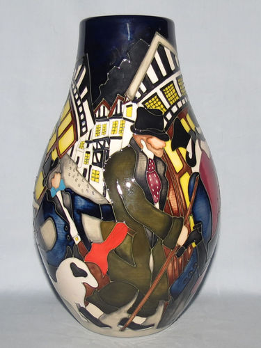 Moorcroft The Pickpockets vase | Period: Contemporary | Make: Moorcroft | Material: Pottery | Moorcroft The Pickpockets 117/9
