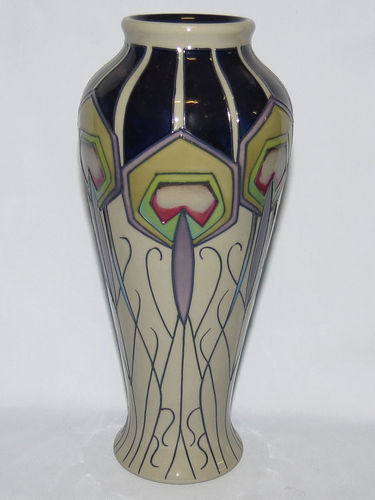 Moorcroft Peacock Parade vase | Period: Contemporary | Make: Moorcroft | Material: Pottery | Moorcorft Peacock Parade vase 122/8