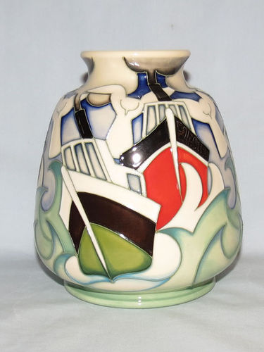 Moorcroft Homeward Bound vase | Period: Contemporary | Make: Moorcroft | Material: Pottery | Moorcroft Homeward Bound Ltd Edition vase
