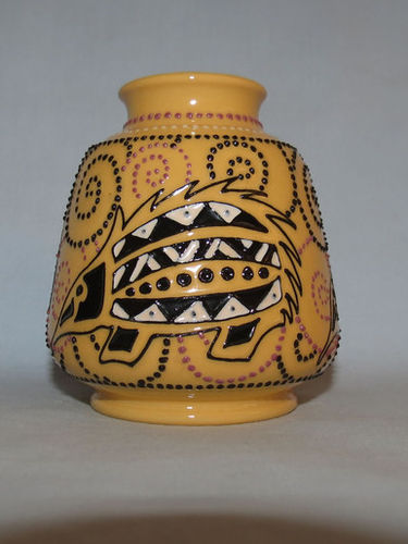 Moorcroft Papunya Echidna vase | Period: Contemporary | Make: Moorcroft | Material: Pottery | Moorcroft Papunya Echidna vase