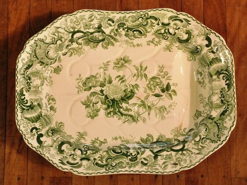 Stapled Copeland & Garrett Platter | Period: 1833-47 | Make: Copeland & Garrett  Late Spode | Material: Porcelain