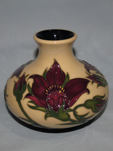 Moorcroft Pulsatilla vase | Period: Contemporary | Make: Moorcroft | Material: Pottery | Moorcroft Pulsatilla 32/5