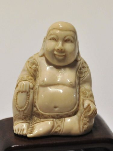 Happy Buddha | Period: 19th century | Material: Ivory